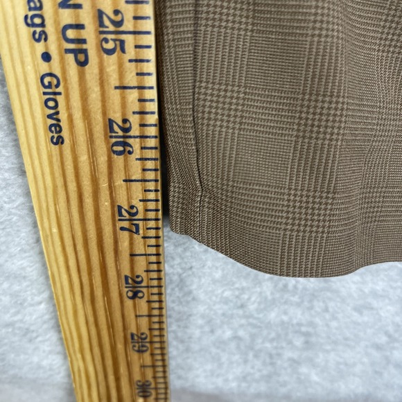 Athleta Skyline Tailored Pants Brown Herringbone Womens‎ 12 Belted Workwear - Picture 6 of 10